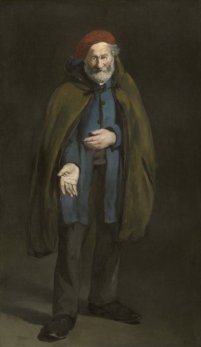 ダッフルコートの乞食 作： Édouard Manet
