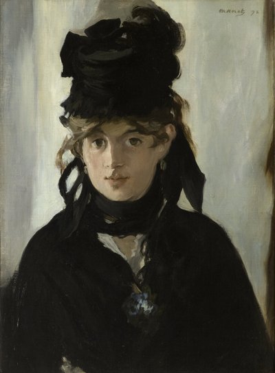 スミレの花束のベルトモリゾc。 1880 作： Édouard Manet