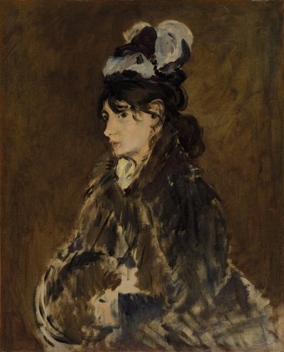 ベルトモリゾc。 1869-73。 作： Édouard Manet
