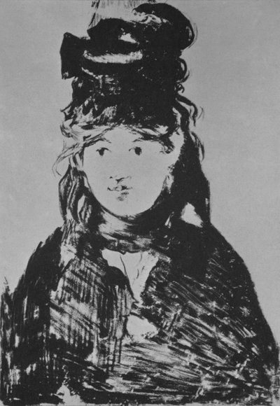 ベルトモリゾc。 1870年代、1946。 作： Édouard Manet
