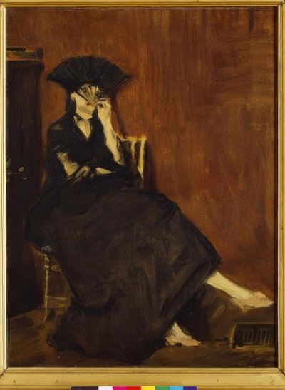ファンとベルトモリゾ 作： Édouard Manet