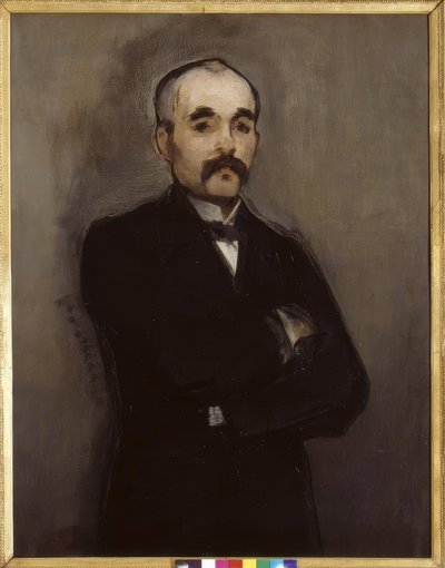クレマンソーの肖像 作： Édouard Manet