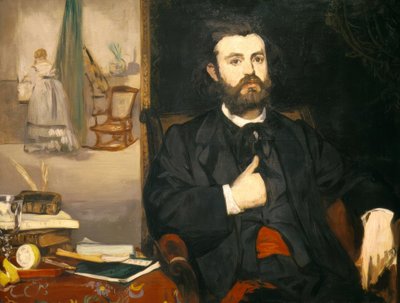 詩人ザカリー・アストルックの肖像 作： Édouard Manet