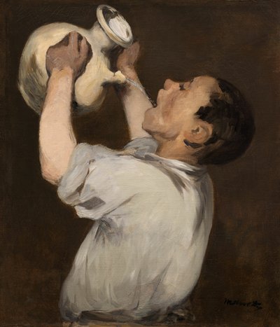 水差しを持つ少年 (La Régalade) 作： Édouard Manet