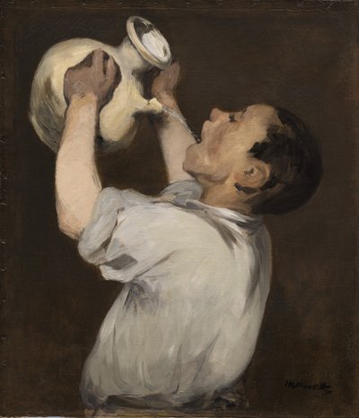 投手を持つ少年、1862-72年 作： Édouard Manet