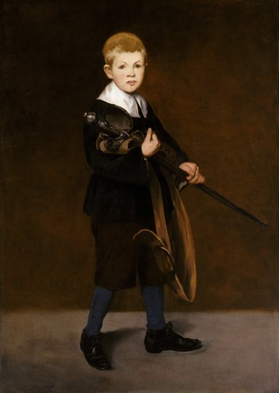 剣を持つ少年 作： Édouard Manet