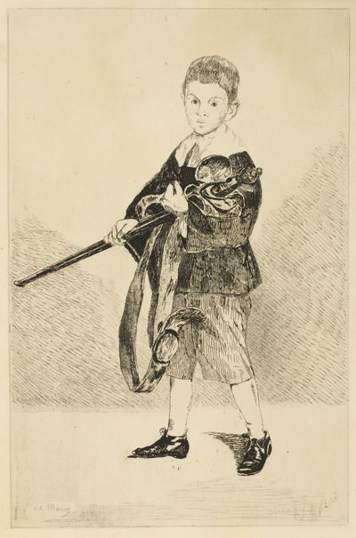 剣を持った少年 作： Édouard Manet