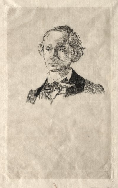 Charles Baudelaire 作： Édouard Manet