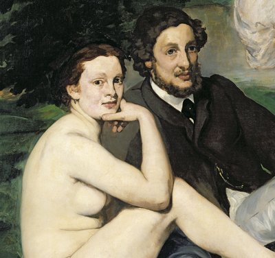 芝生でのランチ、1863年（2310年の詳細） 作： Édouard Manet
