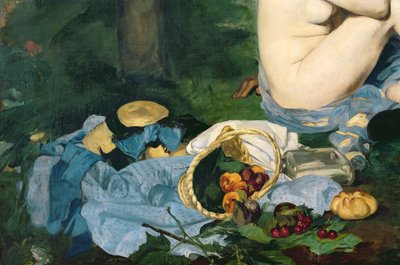 芝生でランチ、1863 作： Édouard Manet