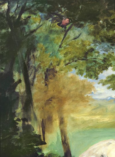 芝生でランチ、1863 作： Édouard Manet