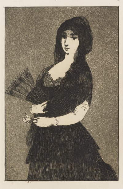 エキゾチックフラワー 作： Édouard Manet