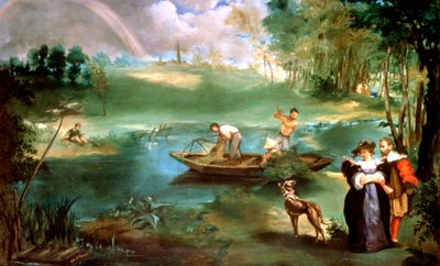 St Ouenでの釣り、1860-1861 作： Édouard Manet