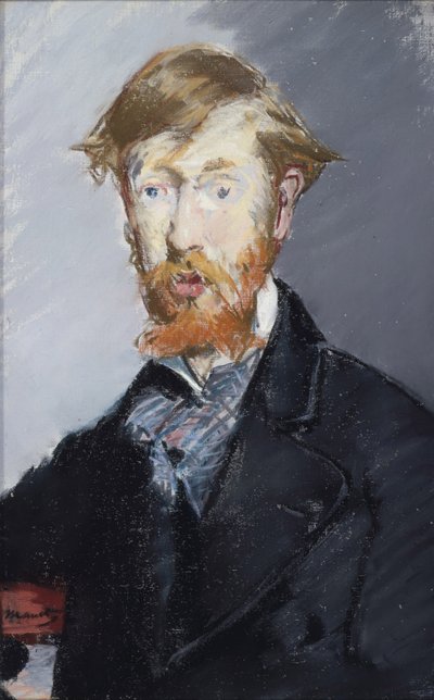ジョージムーア、1879年（キャンバスにパステル） 作： Édouard Manet