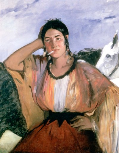 タバコのジプシー、1862 作： Édouard Manet
