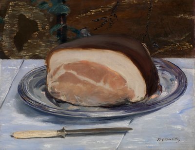ハム 1875-78年頃（キャンバスに油彩） 作： Édouard Manet