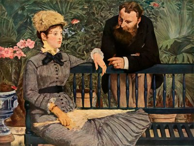 温室では、1879年、1937年。 作： Édouard Manet