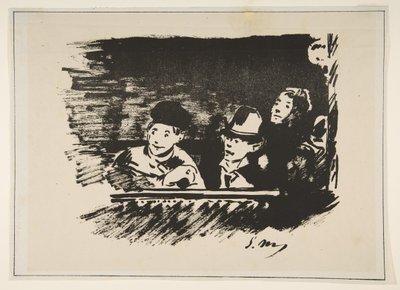 アッパー ギャラリー オー パラディ、1877 年。 作： Édouard Manet