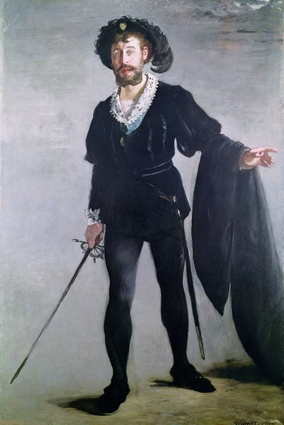 ジャンバプティストフォーレ（1830〜1914年）、ハムレット、1877年 作： Édouard Manet