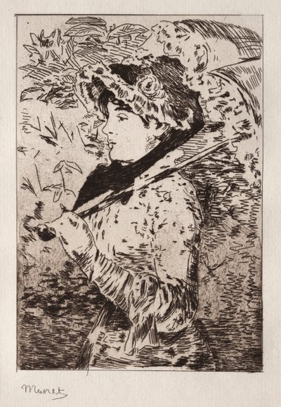 ジャンヌ：春 作： Édouard Manet