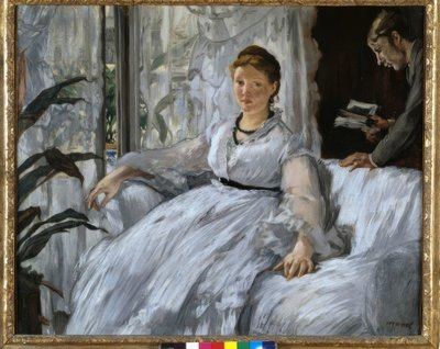 読書 作： Édouard Manet