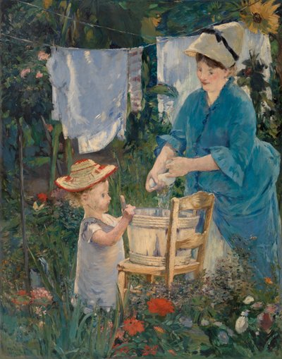 ランドリー (Le Linge) 作： Édouard Manet