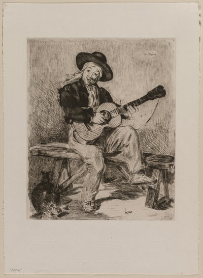 ル・ギタレロ 作： Édouard Manet