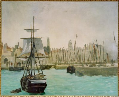 カレー港 作： Édouard Manet
