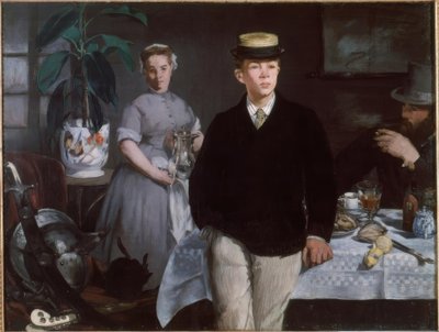 ワークショップで昼食 作： Édouard Manet