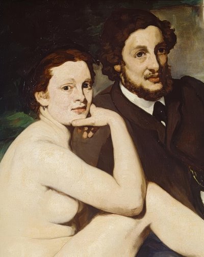 芝生でランチ 作： Édouard Manet