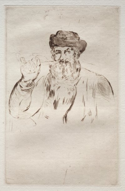 喫煙者。 作： Édouard Manet