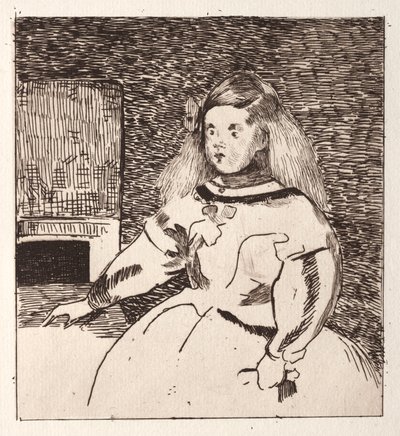 幼児マルグリット 作： Édouard Manet