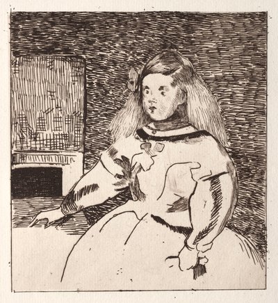 リンファンテ・マルグリット。 作： Édouard Manet