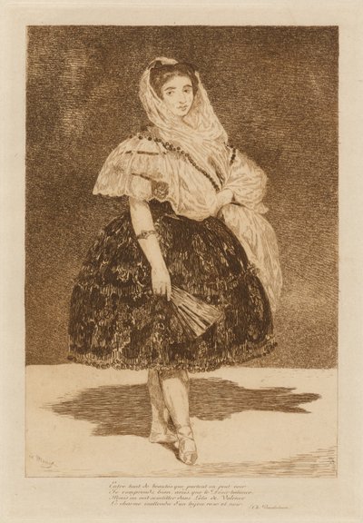 ローラ デ バレンシア 作： Édouard Manet