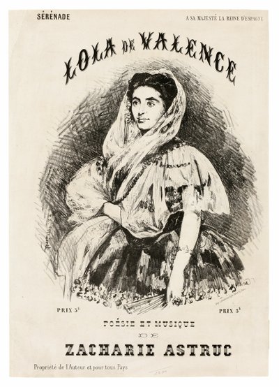 ローラ デ バレンシア 作： Édouard Manet