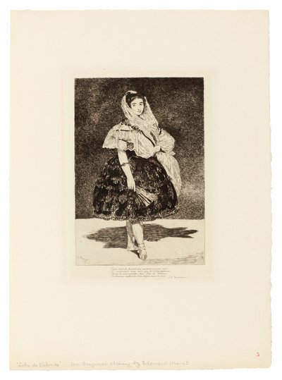 ローラ デ バレンシア 作： Édouard Manet