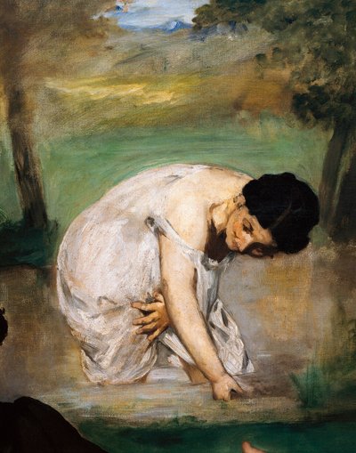 芝生の上での昼食（詳細 作： Édouard Manet