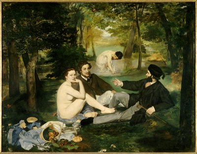 芝生の上の昼食会 作： Édouard Manet