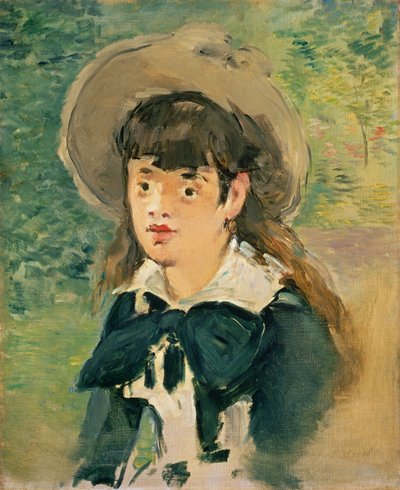 マドモアゼルヴォワザン、1880年 作： Édouard Manet
