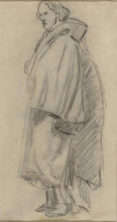 マントを着た男 [裏面] 作： Édouard Manet