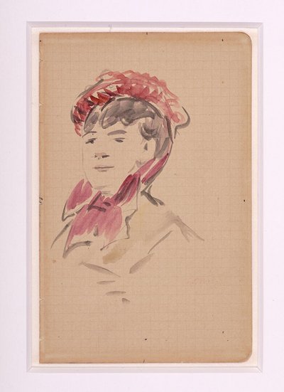 マネ - イザベル・ルモニエの肖像 1880年頃 作： エドゥアールマネ