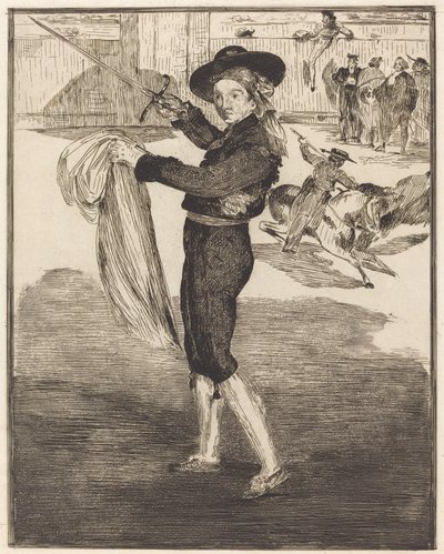 ムル。 エスパーダレスパーダの衣装を着たヴィクトリーヌ、1862年。 作： Édouard Manet