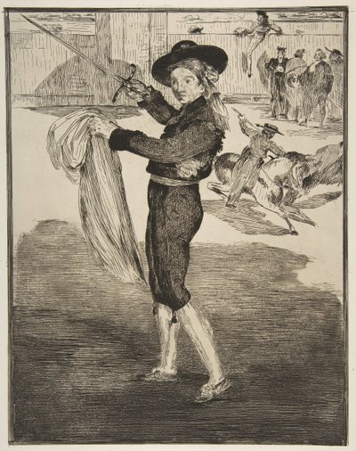 Mlle。エスパーダの衣装を着たビクトリーヌ、1862年。 作： Édouard Manet