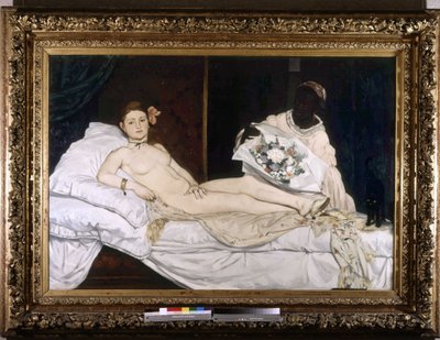 マネの「オランピア 作： Édouard Manet