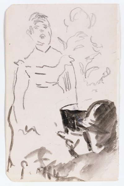 パリジャンカフェシンガー、1876年頃 作： Édouard Manet