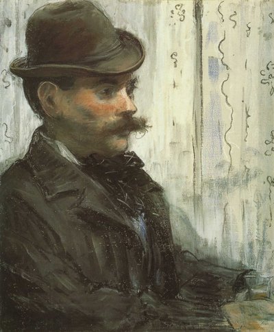 アルフォンス・モーローの肖像 作： Édouard Manet