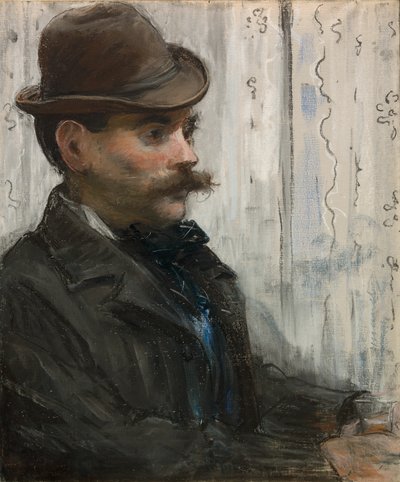 アルフォンス・モーローの肖像 作： Édouard Manet