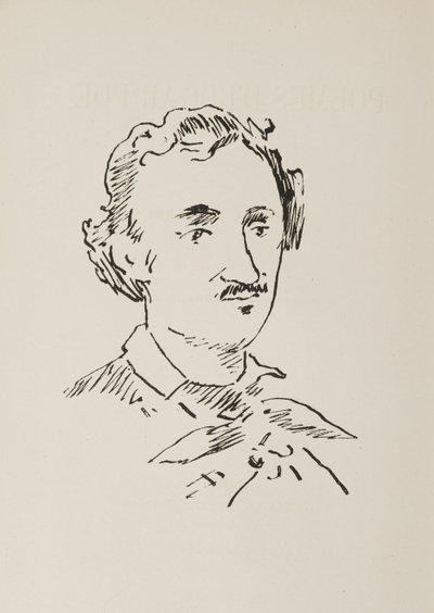 エドガー・アラン・ポーの肖像 1809-1849, 1889. 作： Édouard Manet