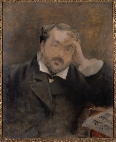 エマニュエル・シャブリエの肖像（1841-94）1881 作： Édouard Manet