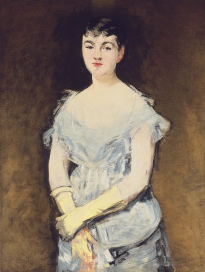 マドモアゼル・イザベル・レモンニエの肖像 作： Édouard Manet